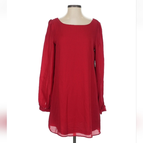 Lulus Dresses & Skirts - Lulus Cranberry Red Mini Dress Small
